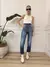 Jeans Mom Mia Blue By Cataleia