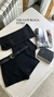 Short Pollera Black