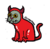 Sticker Pequeño Demonio - comprar online