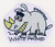 Sticker White Rhino