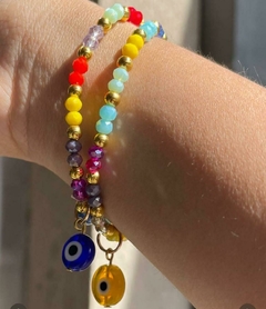 Pulseras Ojo turco colores