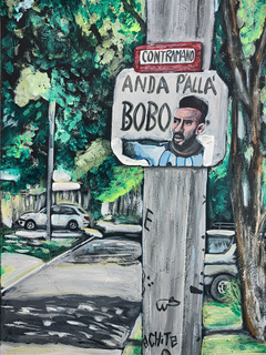 Print Tamaño 20x30 papel de 350grs con laminado mate "Anda palla bobo"