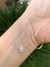Colar Leonora cristal quadrado - comprar online