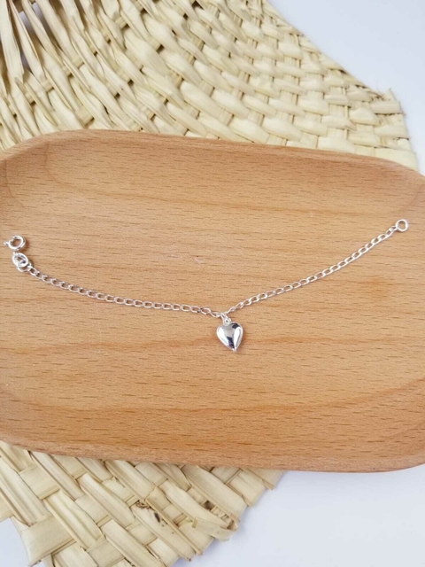 Pulseira infantil de coração - comprar online
