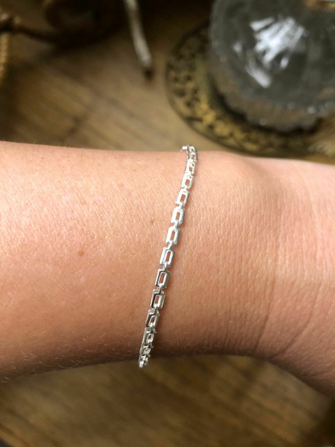 Pulseira elo em prata 925 - comprar online