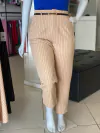 CALÇA ALFAIATARIA GIZ BEGE - comprar online