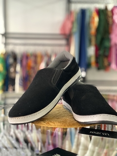 TÊNIS POLO MASCULINO PRETO CAMURÇA