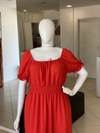 VESTIDO LONGO CIGANINHA DUNA POÁ LARANJA