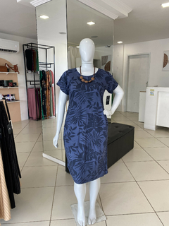 VESTIDO MIDI MALHA ESTAMPADO - comprar online