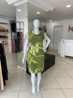 VESTIDO MIDI MALHA ESTAMPADO - comprar online