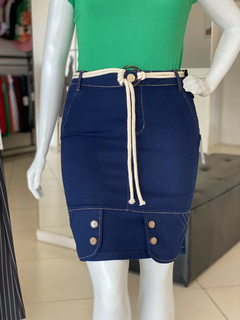 SAIA SECRETÁRIA JEANS - loja online