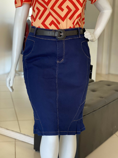 SAIA SECRETÁRIA JEANS PLUS SIZE na internet