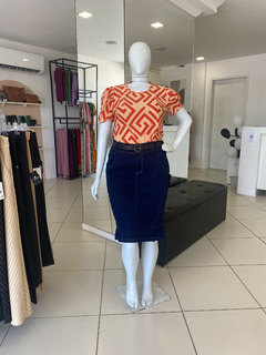 SAIA SECRETÁRIA JEANS PLUS SIZE - VIA SINAI