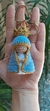 Chaveiro Nossa Senhora Amigurumi