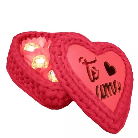Porta Jóias coração Com chocolates