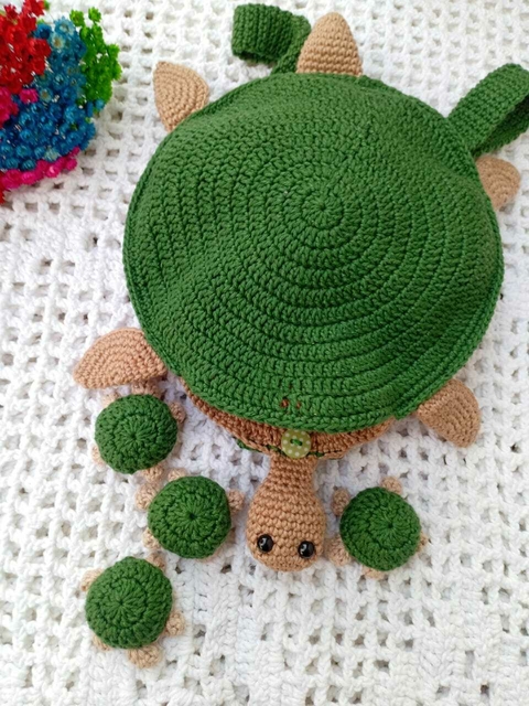 Jogo da memória Tartatuga mochila