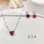Conjunto de Coração e bolinhas - loja online