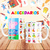 TAZAS DE PLASTICO ABECEDARIO - tienda online