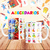 TAZAS DE PLASTICO ABECEDARIO