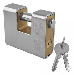 CANDADO PERNO 80 MM LLAVE YALE BRONZEN - comprar online