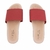 CHINELO FEMININO SLIDE BEIRA RIO vermelho - Judá Calçados e Acessórios