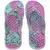 Chinelo Anabela Dedo Mundoflex Pink Verde Água