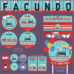 Ferrocarril Tren Locomotora Decoración Imprimible en internet