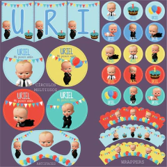 Bebé Jefazo Decoración Imprimible - comprar online