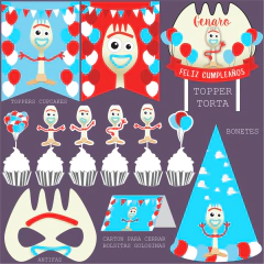 Forky Decoración Imprimible - comprar online