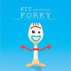 Imagen de Forky Decoración Imprimible