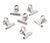 Prendedor Curvatura Clip Grampo 06 Unid Unhas Gel Manicure