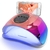 Cabine de unha de gel Metálica colorida Rosa Led 168w