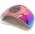Cabine de unha de gel Metálica colorida Rosa Led 168w na internet