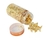 Folha de Ouro Dourado Pote Grande 10cm - comprar online
