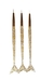 kit Pincel Sereia com 3 und.