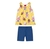 Conjunto Kyly Feminino Bebê Regata Estampas Variadas Com Bermuda Ciclista Cotton