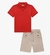 Conjunto Camisa Polo Em Meia Malha E Bermuda Lucboo 77404 na internet