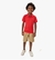 Conjunto Camisa Polo Em Meia Malha E Bermuda Lucboo 77404