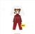 Pijama infantil Fantasia Joaninha com estampa que brilha no escuro Kyly
