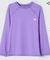Camiseta Praia Infantil Unissex Manga Longa Com Proteção Solar - Roxo