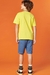 Conjunto de camiseta em meia malha e bermuda em sarja empapelada moore Johnny Fox - comprar online