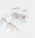 Sandália de Led Infantil Pampili Lulli Borboletas Branca Holográfica - comprar online