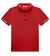 Camisa polo em meia malha vermelha Luc.boo