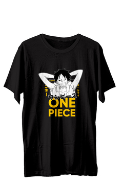 REMERA UNISEX ONE PIECE LUFFY FRESH ANIME 100% ALGODON BUFU - comprar online