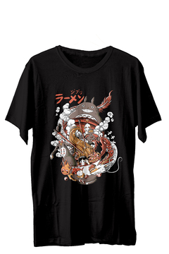 REMERA UNISEX RAMEN GHIBLI 100% ALGODON BUFU