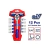 Set 12 pzs INDUSTRIAL tubos, criquet y ext. 1/4pulg 5-14mm *EMTOP*
