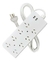 ZAPATILLA 8 TOMAS + 2 USB 3 MTS BLANCA *INTECK*