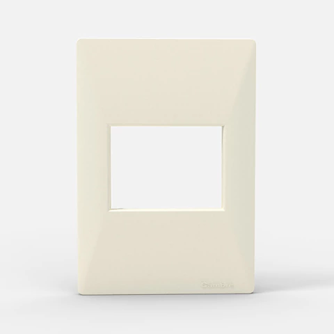 SIGLO 22 TAPA RECTANGULAR BLANCA 2 PUNTOS *CAMBRE*