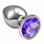 Plug anal com pedra circular