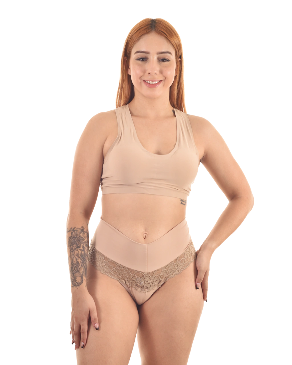 Calcinha Microfibra Cós Duplo & Renda | Elegância Diária | ref. 7603